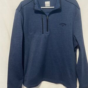 Callaway Men's Navy Blue Quarter-Zip Pullover